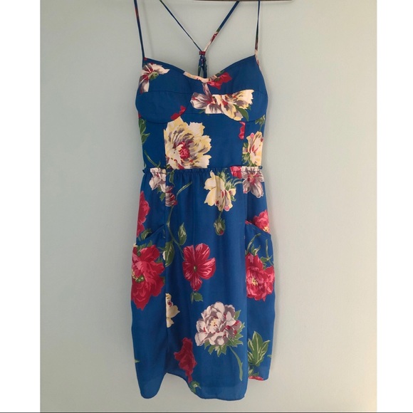 Summer floral dress with POCKETS! - Picture 1 of 3